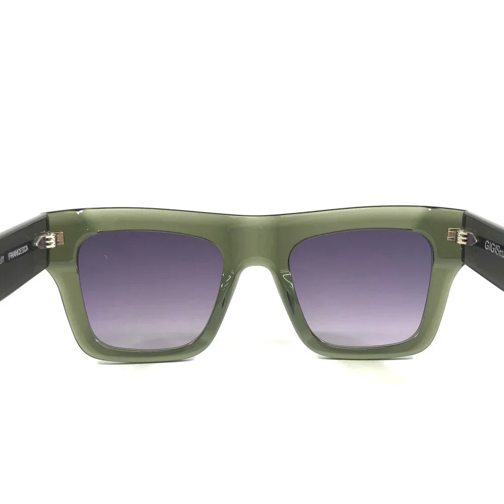 Gigi Studios Sunglasses FRANCESCA 6792/7 Clear Green with Purple Gradient Lenses